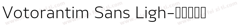 Votorantim Sans Ligh字体转换